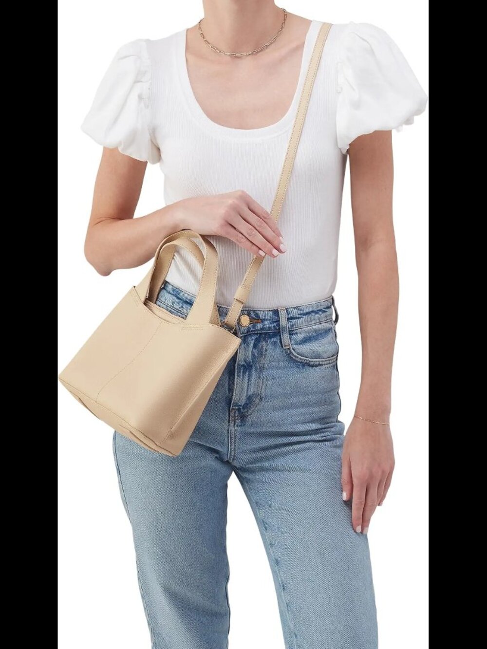 HOBO Vida Small Tote -Almond - Picture 4 of 4